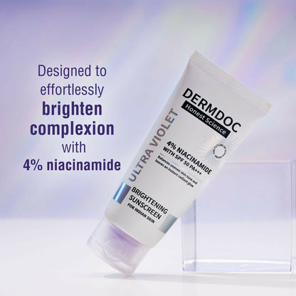 Dermdoc 4% Niacinamide With Spf 50 Pa +++ Brightening Sunscreen