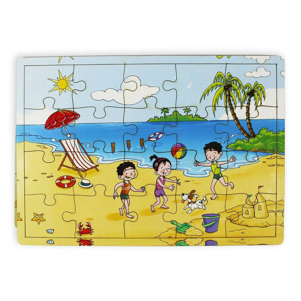 Matoyi Jigsaw Puzzles Combo ? Beach And Nature