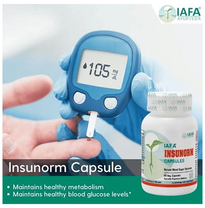 Iafa Ayuveda Insunorm Veg Capsules