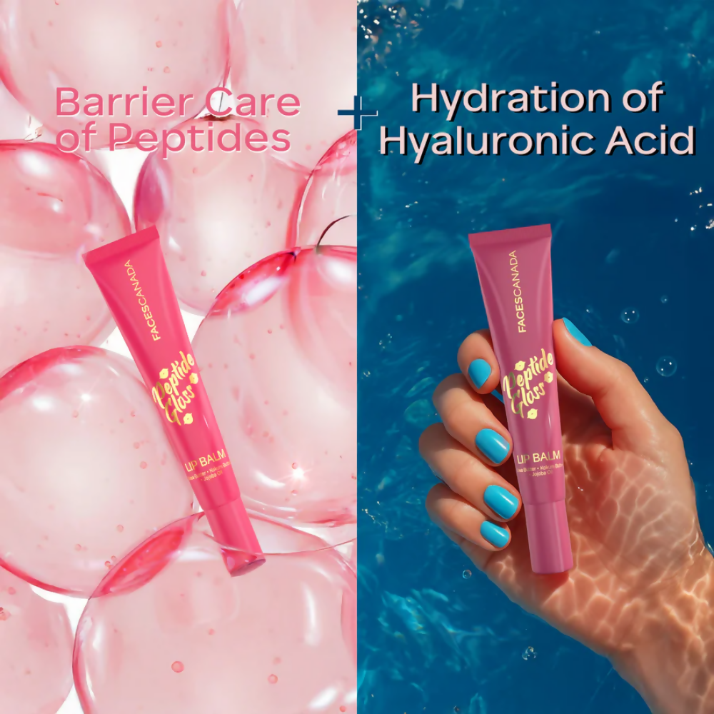Faces Canada Peptide Gloss Lip Balm - Blush Bloom 02