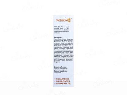 Rockshield Sunscreen Aqua Gel SPF 50 PA+++