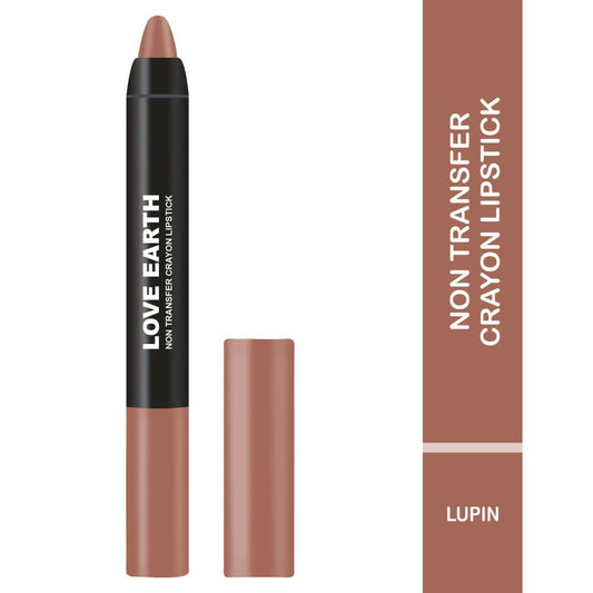 Love Earth Non Transfer Crayon Lipstick-Lupin