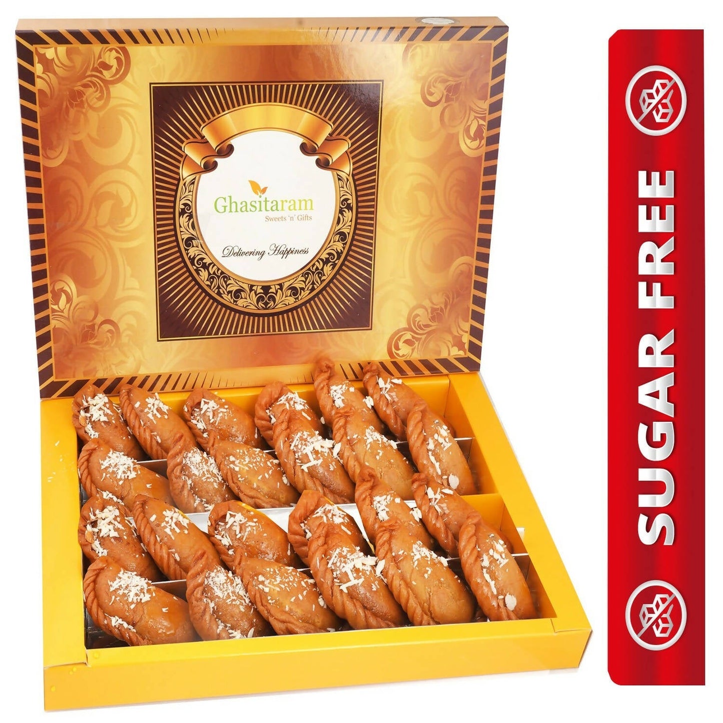 Ghasitaram Sugarfree Healthy Wheat Gujiya Box