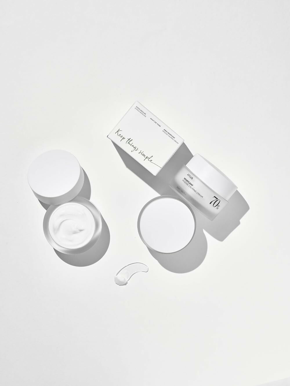 Anua Heartleaf 70 Intense Calming Cream With Ceramide, Panthenol, Heartleaf Extract - Korean Skincare