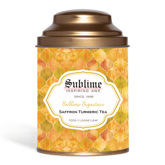 Sublime Inspiring Awe Saffron Turmeric Tea