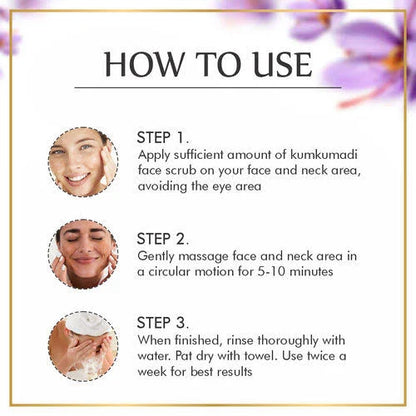 Nuerma Science Kumkumadi Face Scrub for Detoxifying Skin