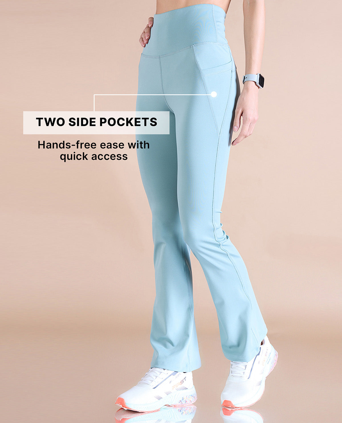 Women Stretchable Flared Pants