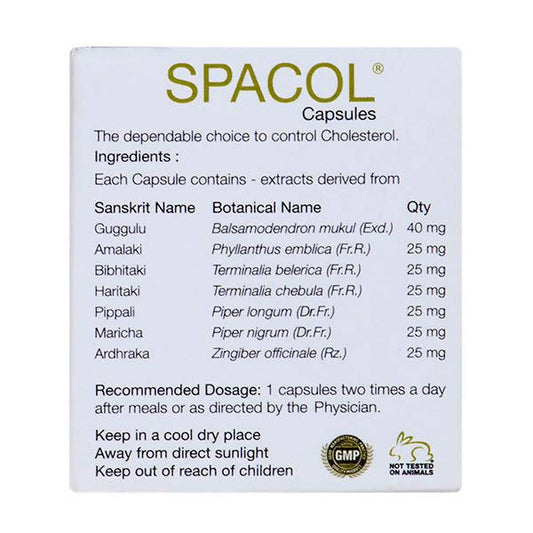 Kairali Ayurvedic Spacol Capsules