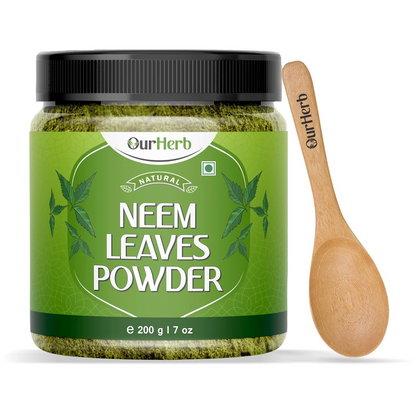 OurHerb Pure Neem Leaves Powder For Face Pack & Hair Care