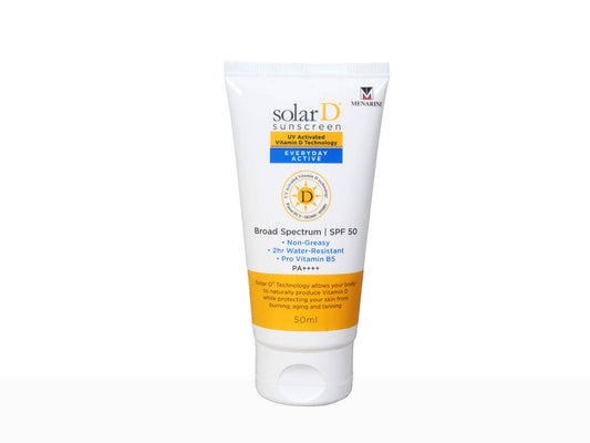 Solar D Sunscreen Everyday Active Sunscreen SPF 50 PA++++