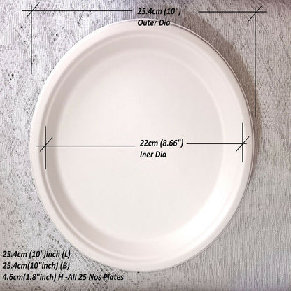 Disposable Round Plane Plates