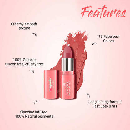 Biotique Magicolor Lipstick - Winter Kiss