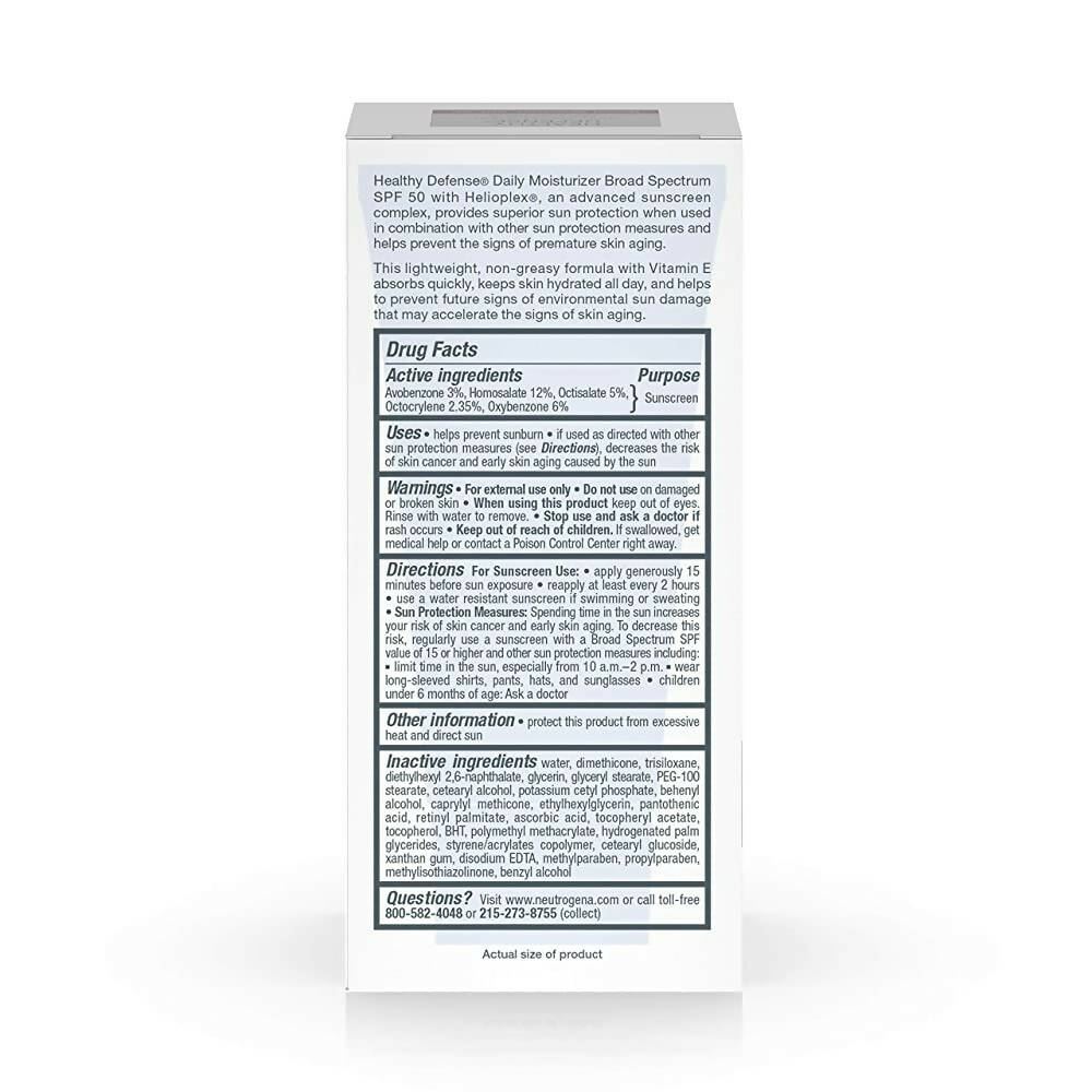 Neutrogena Healthy Defense Daily Moisturizer SPF 50