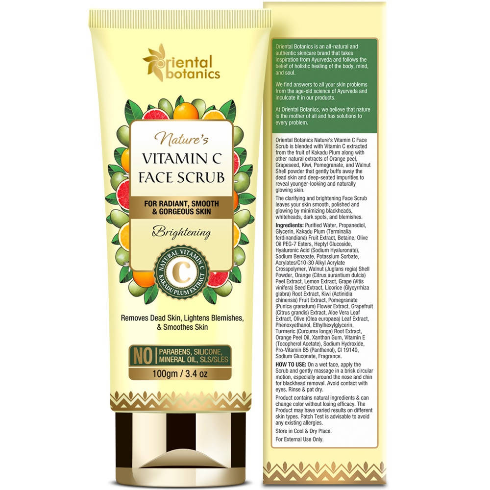 Oriental Botanics Nature’s Vitamin C Brightening Face Scrub