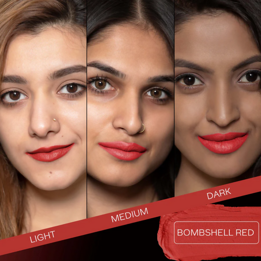 Faces Canada Weightless Matte Finish Lipstick - Bombshell Red 09