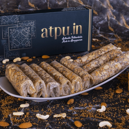 ATPU’s Exotic Special Dry Fruits Putharekulu - Chocolate (Personal Choice)