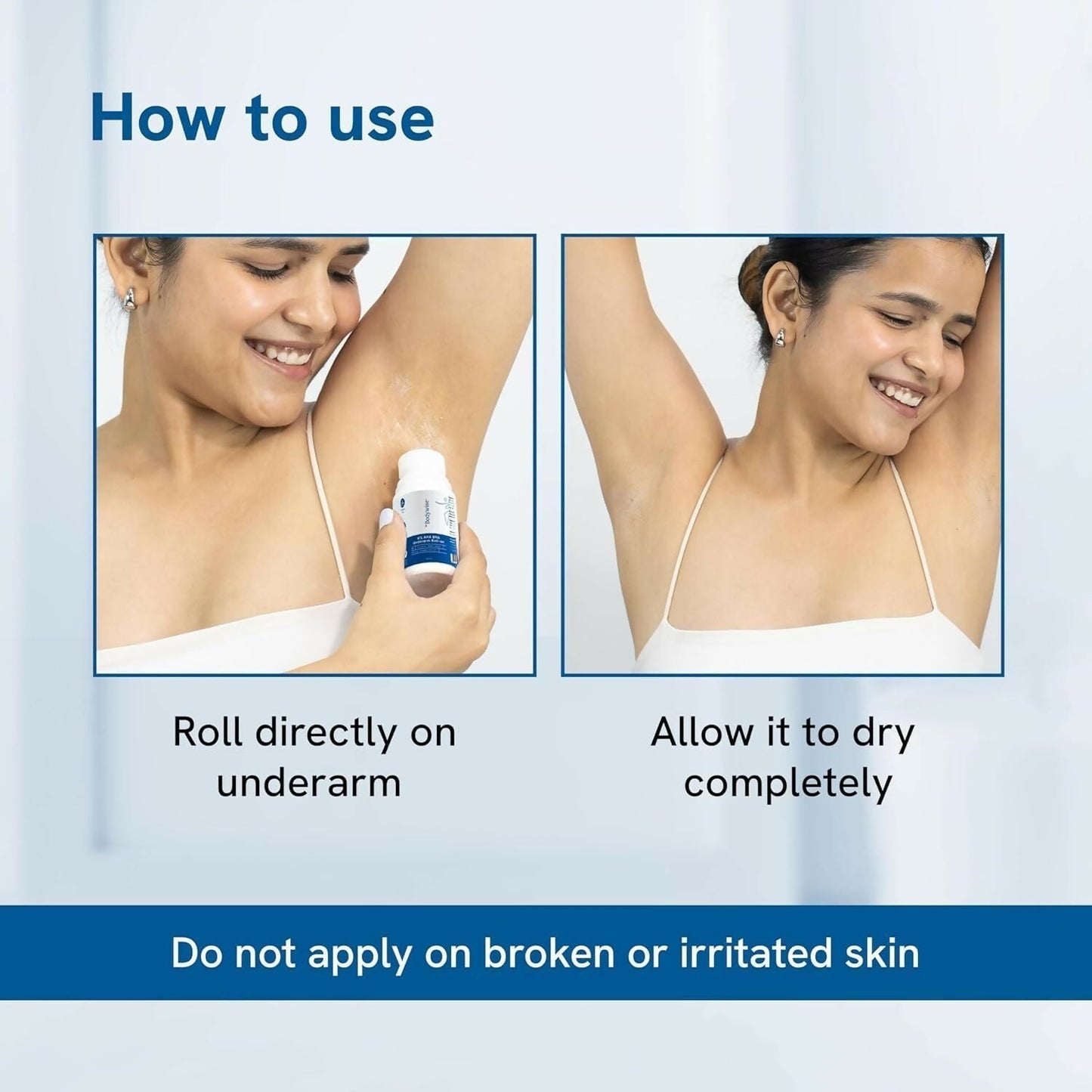 BeBodywise 4% AHA BHA Underarm Roll On (Oudh Fragrance)