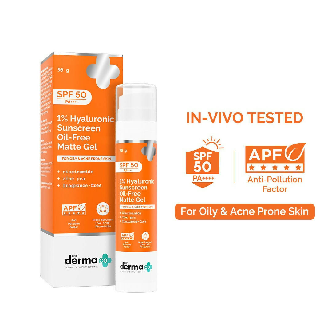 The Derma co. 1% Hyaluronic Sunscreen Oil-Free Gel
