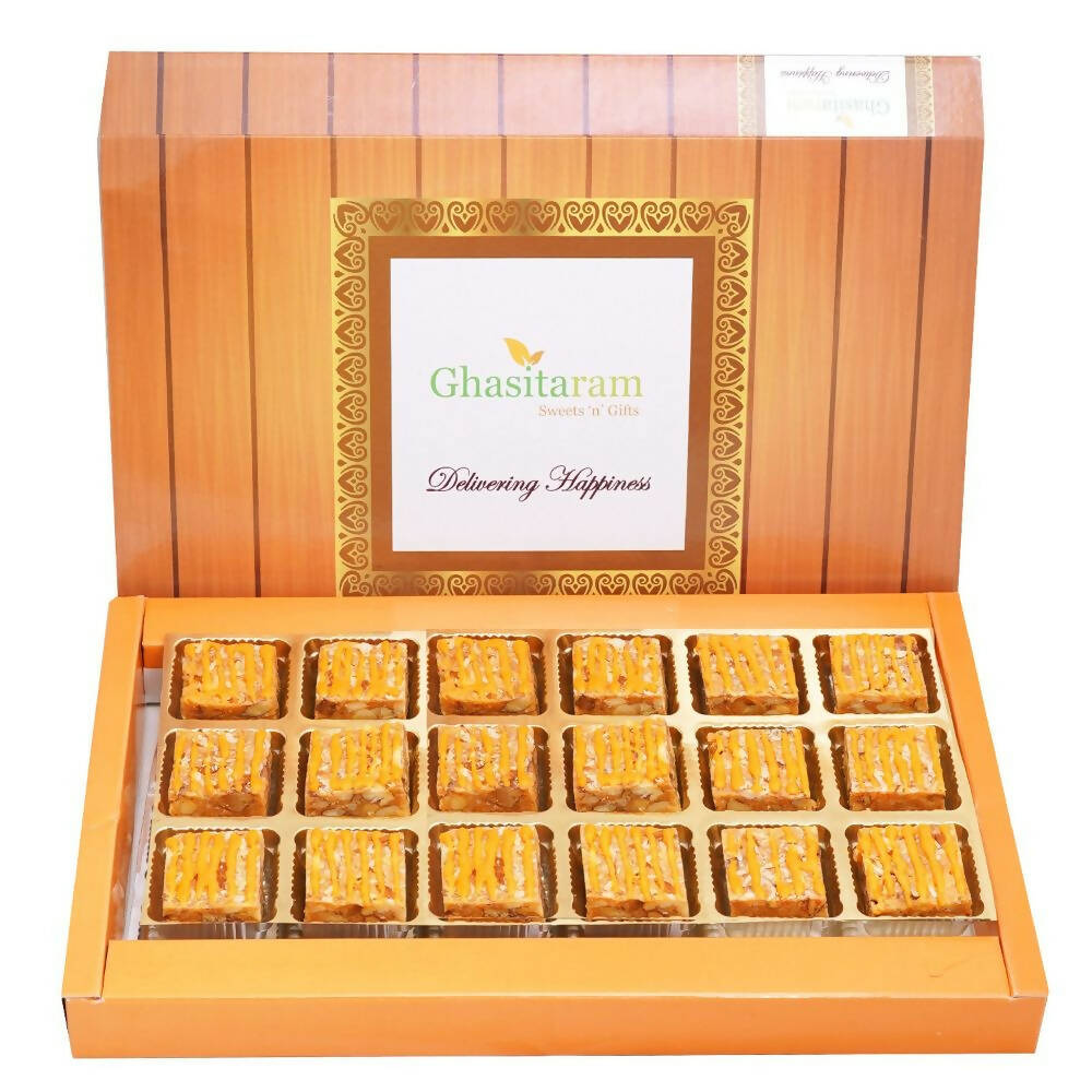 Ghasitaram Orange Dryfruit Bites