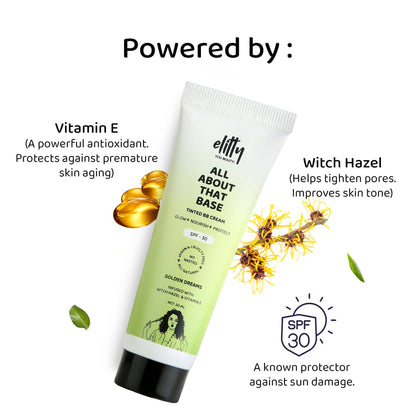 Elitty All About That Base Tinted BB Cream with SPF 30 - Golden Dreams (Deep)