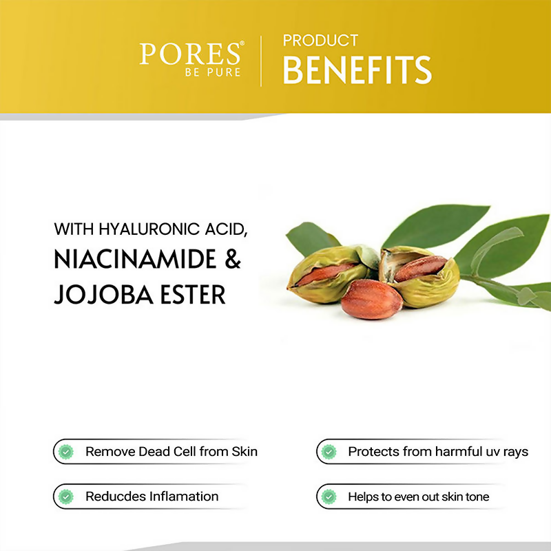 Pores Be Pure Vitamin C Clay Face Mask With Hyaluronic Acid