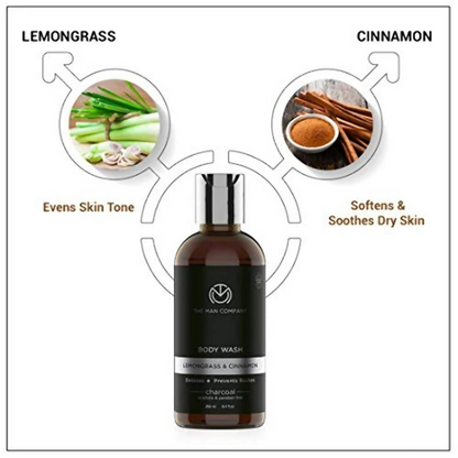 The Man Company Activated Charcoal Body Wash