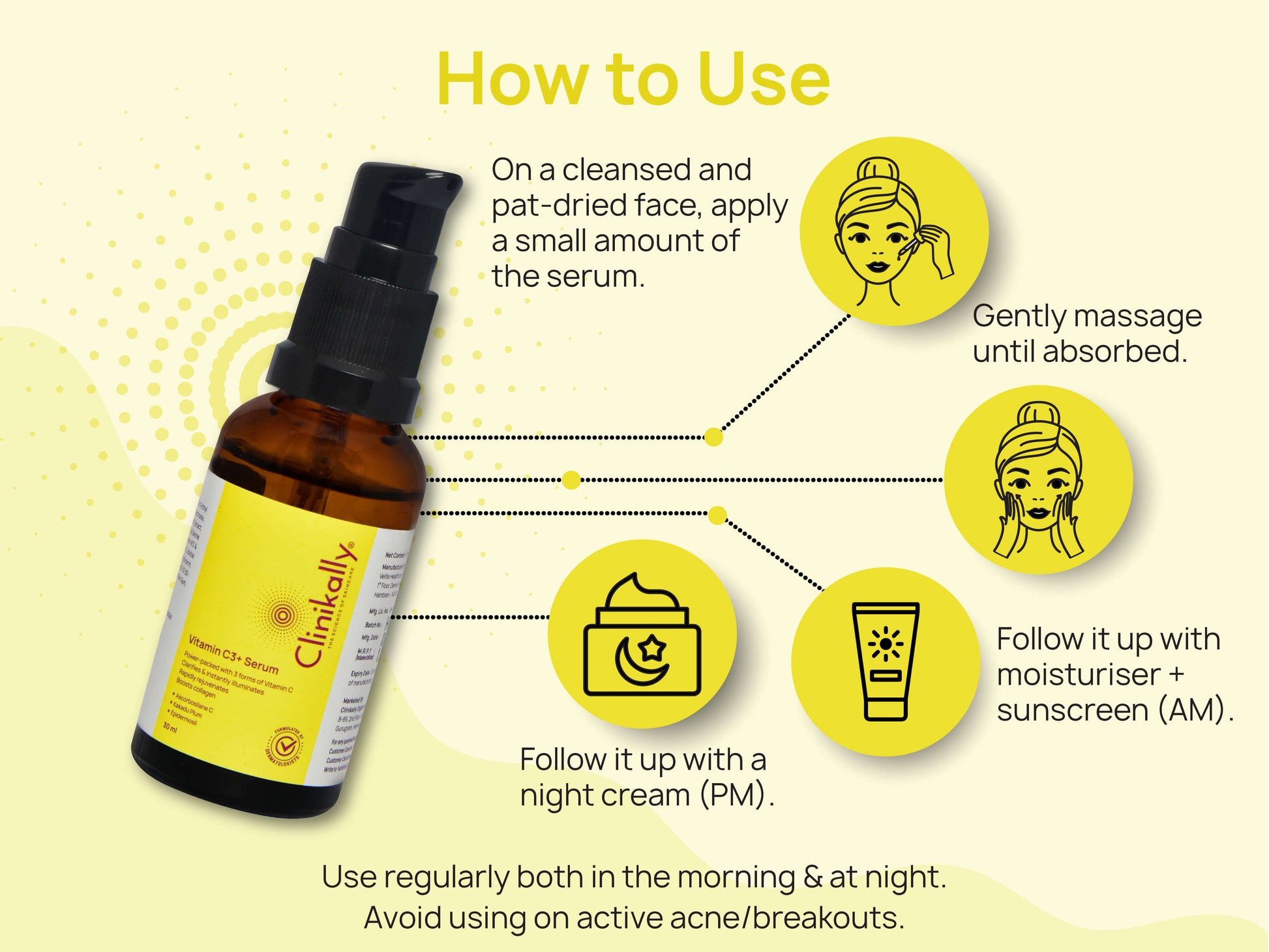 Clinikally Vitamin C3+ Serum