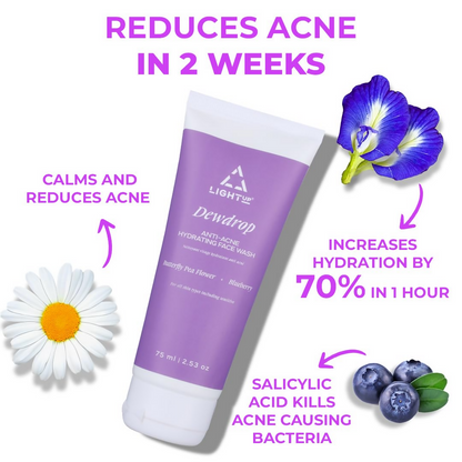 Light Up Dewdrop Anti-Acne Hydrating Face wash