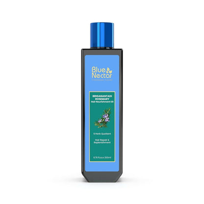 Blue Nectar Briganantadi Rosemary Hair Nourishment Oil