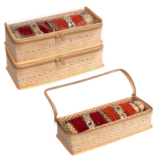Homestrap Single Rod Storage Bangle Box - Golden