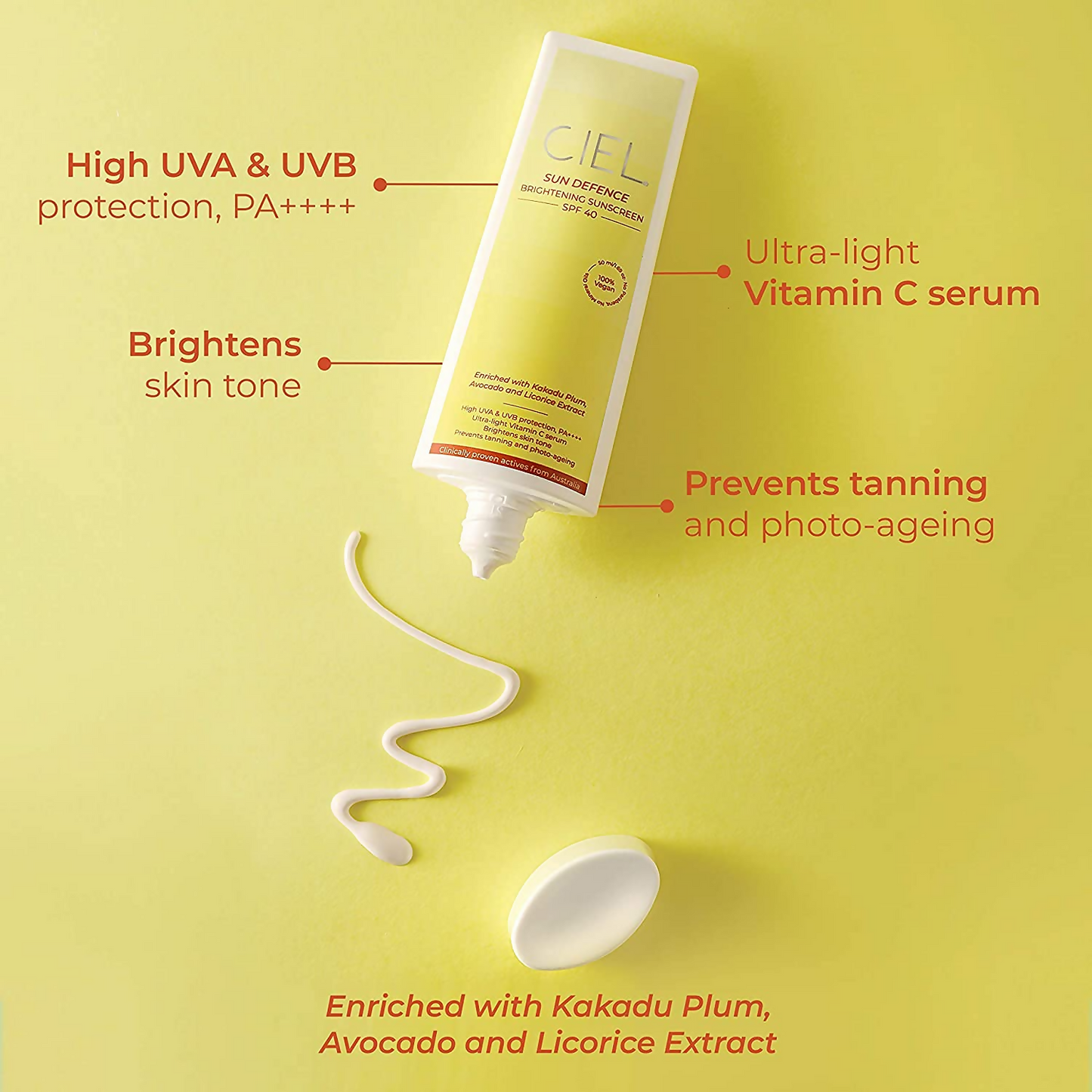 Ciel Sun Defence Brightening Sunscreen SPF 40
