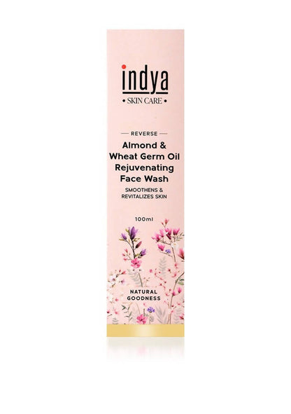 Indya Almond & Wheat Germ Oil Rejuvenating Face Wash