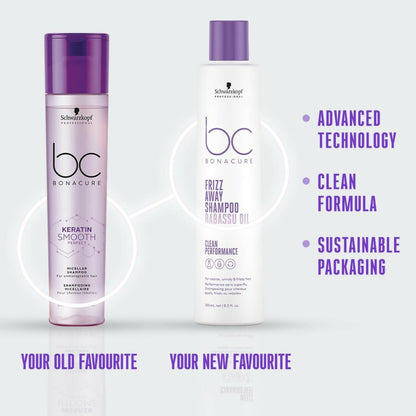 Schwarzkopf Professional Bonacure Frizz Away Shampoo With Babassu Oil