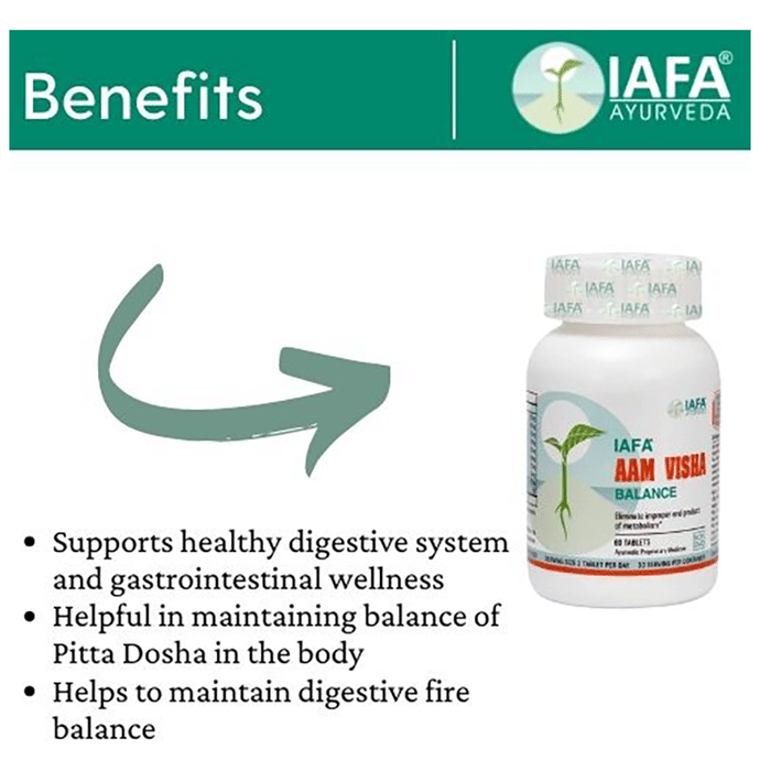 Iafa Ayuveda Aam Visha Balance Tablets