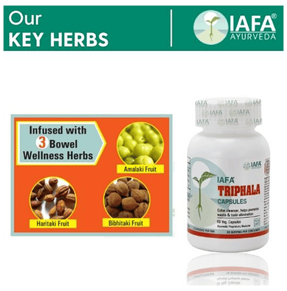 Iafa Ayuveda Triphala Veg Capsules