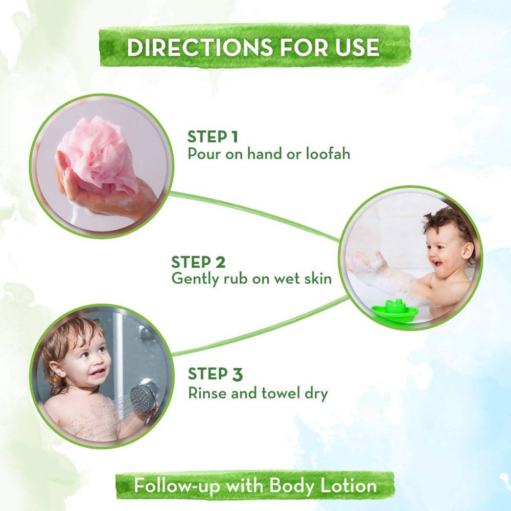Mamaearth Agent Apple Body Wash for Kids with Apple & Oat Protein - Limited Time Offer