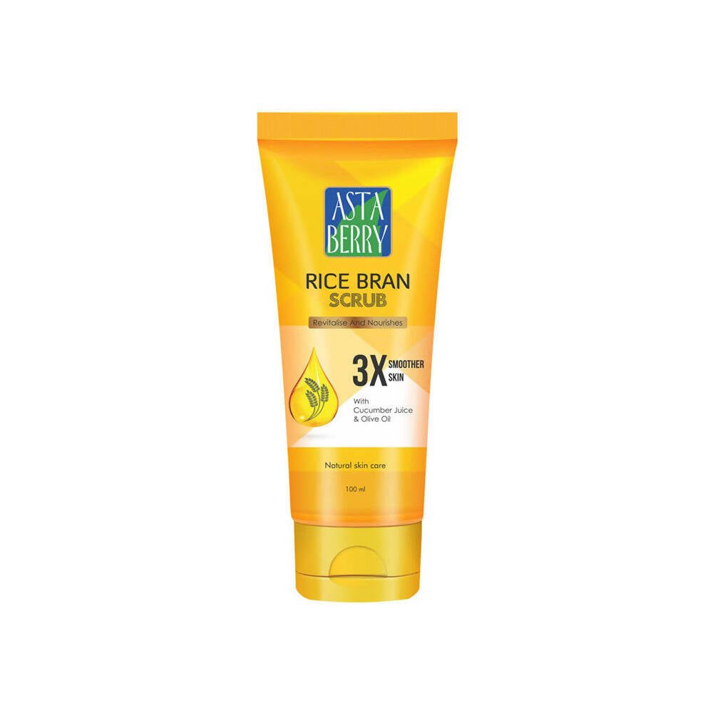 Astaberry Rice Bran Scrub with Cucumber Juice & Olive Oil