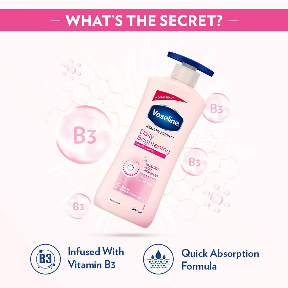 Vaseline Healthy Bright Daily Brightening Body Lotion 400 ML
