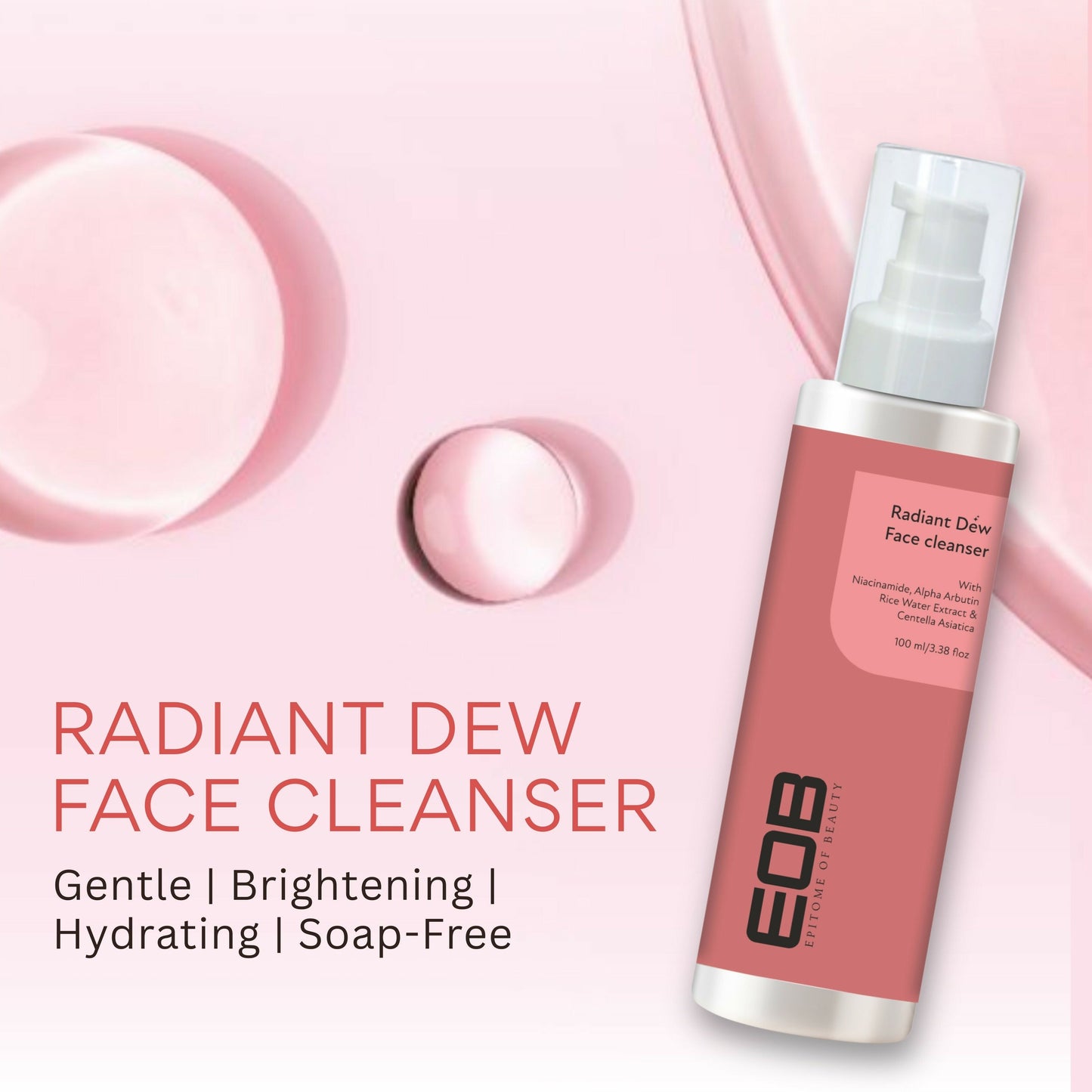 EOB Radiant Dew Face Cleanser