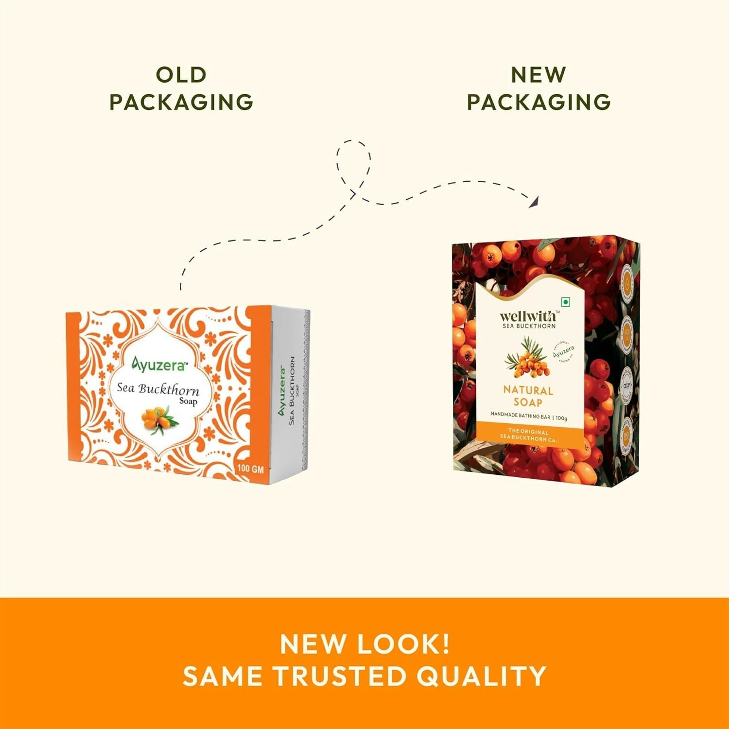 Wellwith Sea Buckthorn Natural Soap
