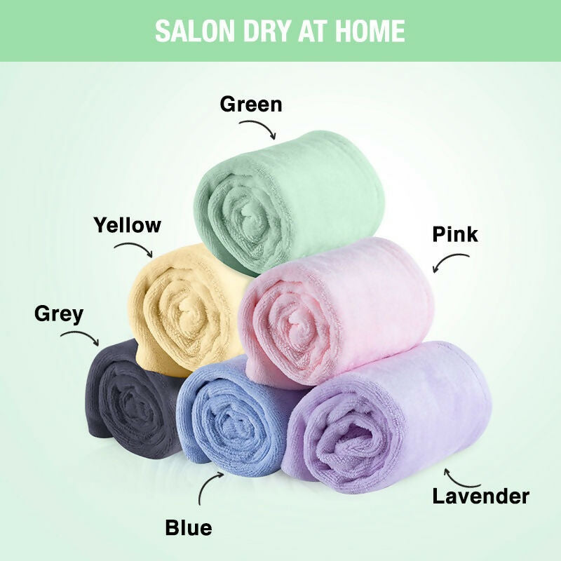 Nykaa Naturals Microfiber Hair Wrap for Frizz Free & Shiny Hair - pink