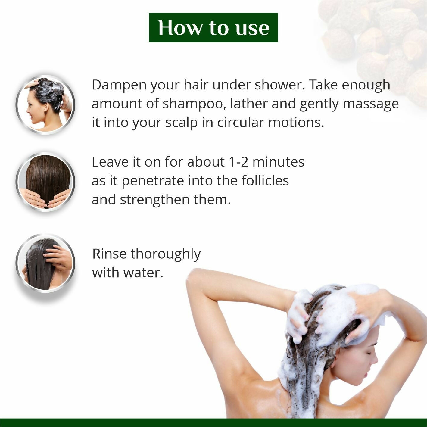 Globus Naturals Amla Reetha Shikakai Shampoo
