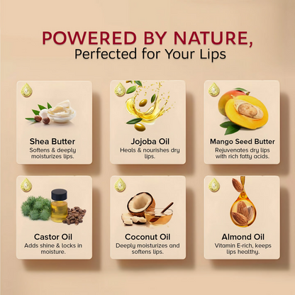 Dunamiss Rose Sparks Glimmer Lip Balm