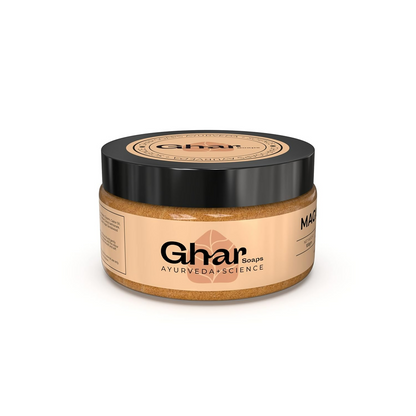 Ghar Soaps Magic Scrub Sandalwood and Saffron Suitaible For all Skin
