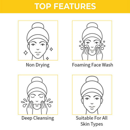 Nykaa Naturals Haldi & Chandan Face Wash for Radiant Skin