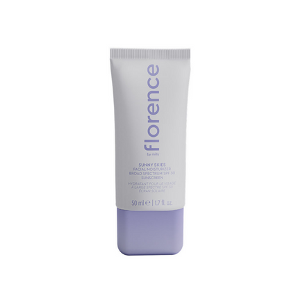 Florence by Mills Sunny Skies Facial Moisturizer Broad Spectrum SPF 30 Sunscreen
