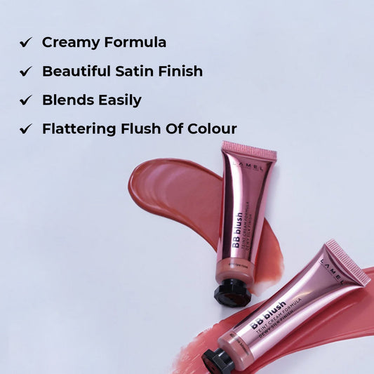 Lamel BB Blush For Dewy Silk Finish - 402 Pink Blossom