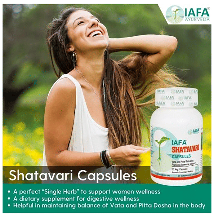 Iafa Ayuveda Shatavari Veg Capsules