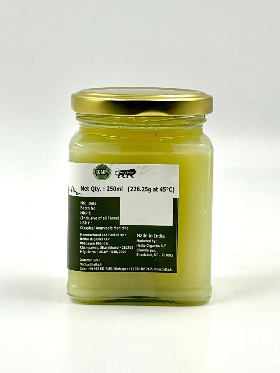 Hetha Purana Ghrita Aged Ghee From Himalayan Badri Cows A2 Milk