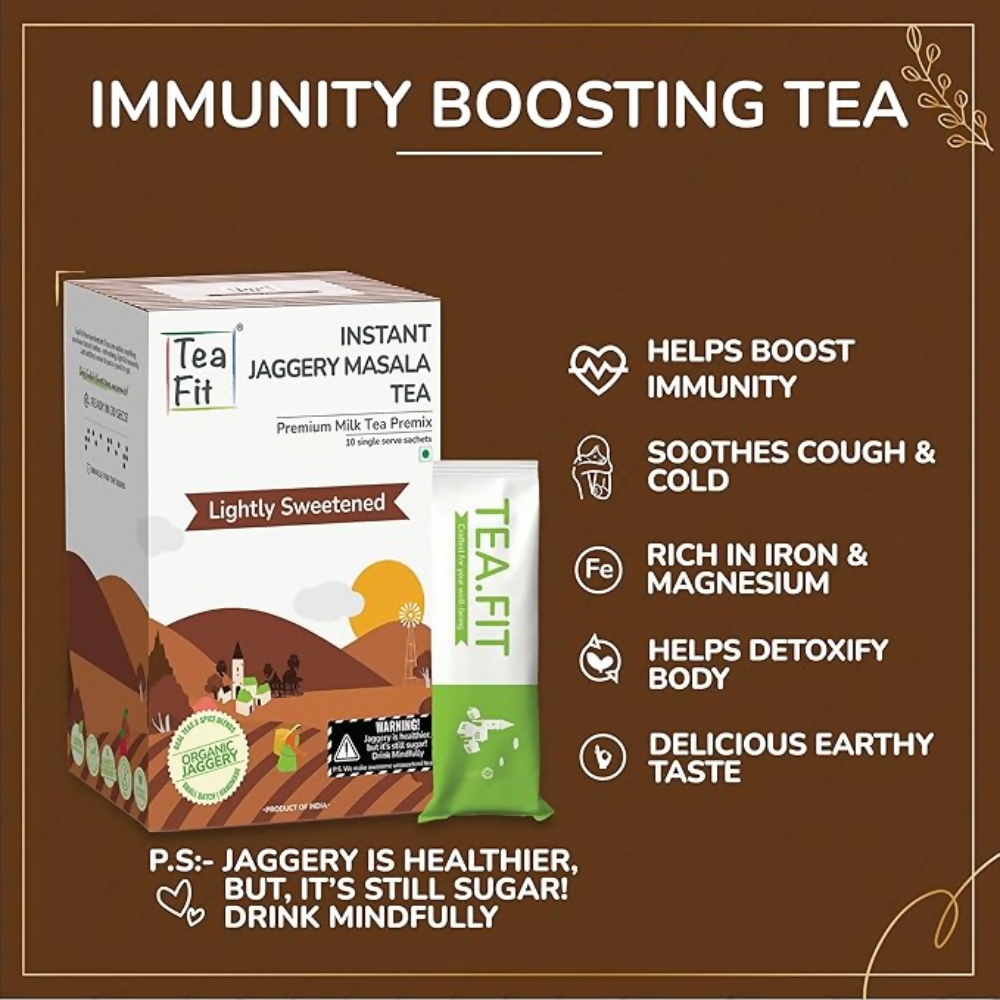 TeaFit Instant Jaggery Masala Tea Premix
